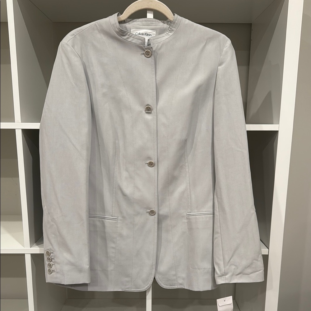 Calvin Klein Gray Skirt Set